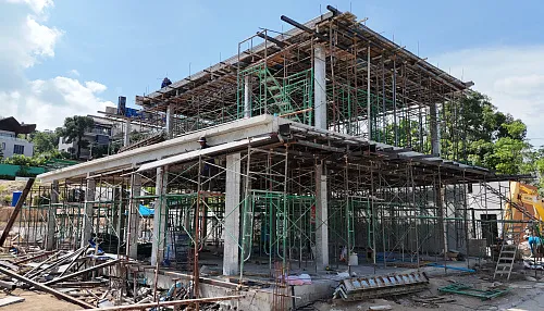 Construction progress Mutti Family Villas image_20 May 2025