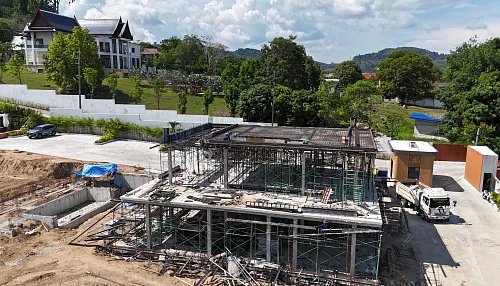 Construction progress Mutti Family Villas image_19 May 2025
