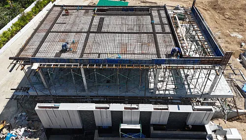 Construction progress Mutti Family Villas image_21 May 2025