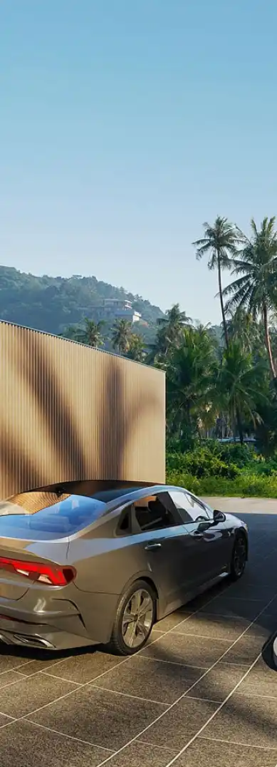 Entrance zone with 24/7 security
