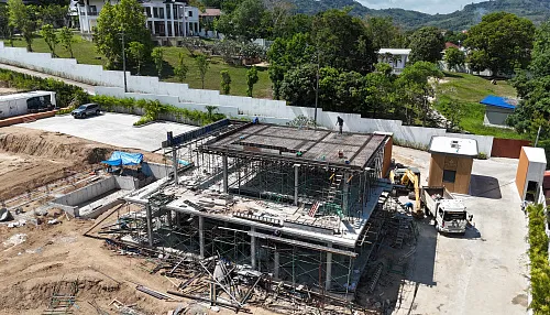 Construction progress Mutti Family Villas image_24 May 2025