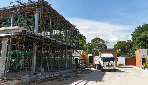 Construction progress Mutti Family Villas image_22 May 2025