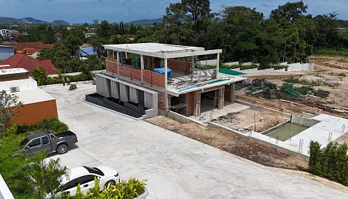 Construction progress Mutti Family Villas image_13 July 2025