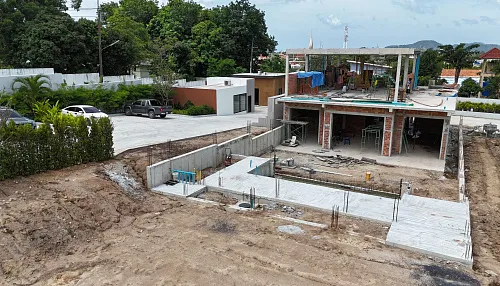 Construction progress Mutti Family Villas image_15 July 2025