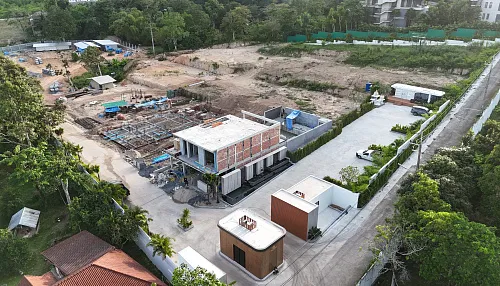 Construction progress Mutti Family Villas image_8 August 2025