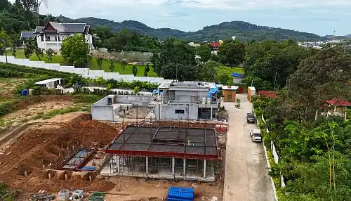 Construction progress Mutti Family Villas image_4 September 2025