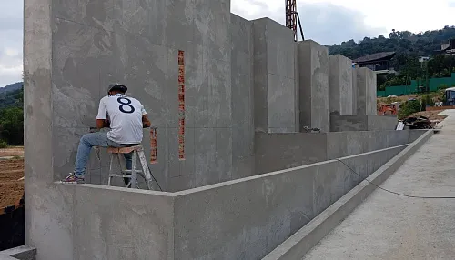 Construction progress Mutti Family Villas image_34 January 2025