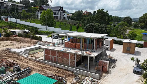 Construction progress Mutti Family Villas image_16 July 2025