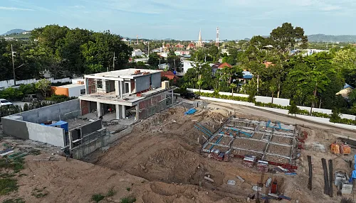 Construction progress Mutti Family Villas image_6 August 2025