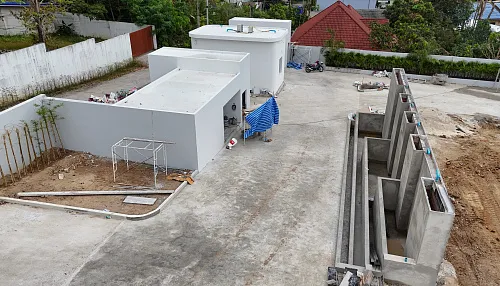 Construction progress Mutti Family Villas image_42 January 2025