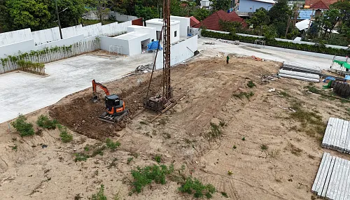 Construction progress Mutti Family Villas image_41 January 2025