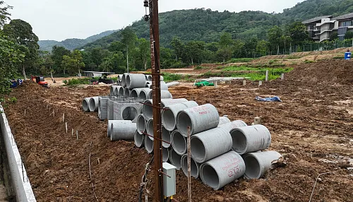 Construction progress Mutti Family Villas image_53 July 2024