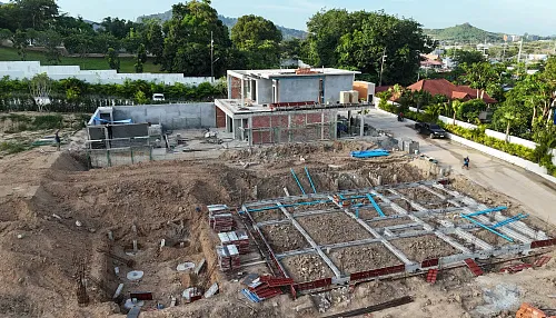 Construction progress Mutti Family Villas image_7 August 2025