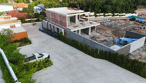 Construction progress Mutti Family Villas image_9 August 2025