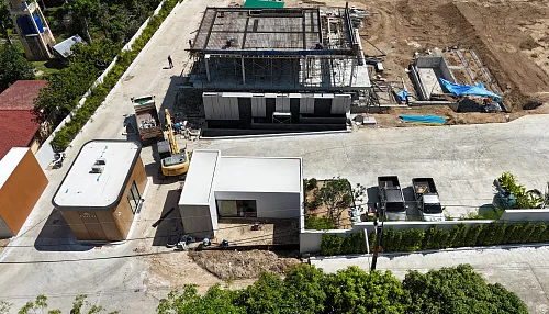 Construction progress Mutti Family Villas image_23 May 2025