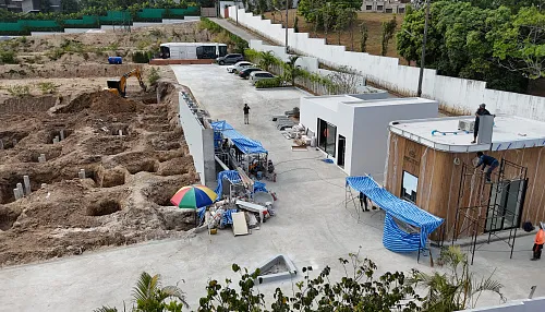 Construction progress Mutti Family Villas image_33 February 2025