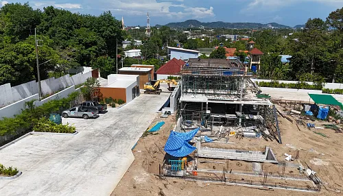 Construction progress Mutti Family Villas image_25 May 2025