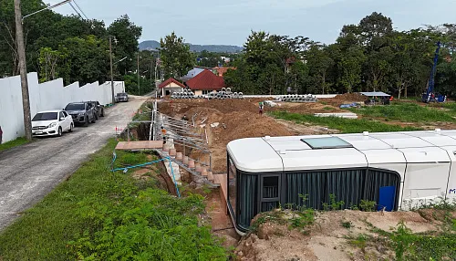 Construction progress Mutti Family Villas image_51 July 2024