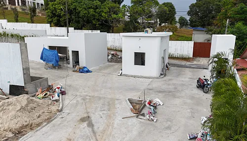 Construction progress Mutti Family Villas image_43 January 2025