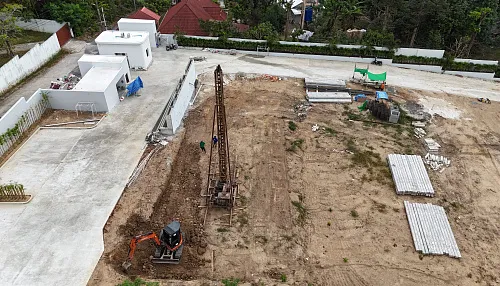 Construction progress Mutti Family Villas image_37 January 2025