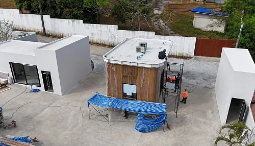 Construction progress Mutti Family Villas image_31 February 2025