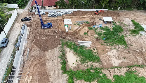 Construction progress Mutti Family Villas image_50 July 2024